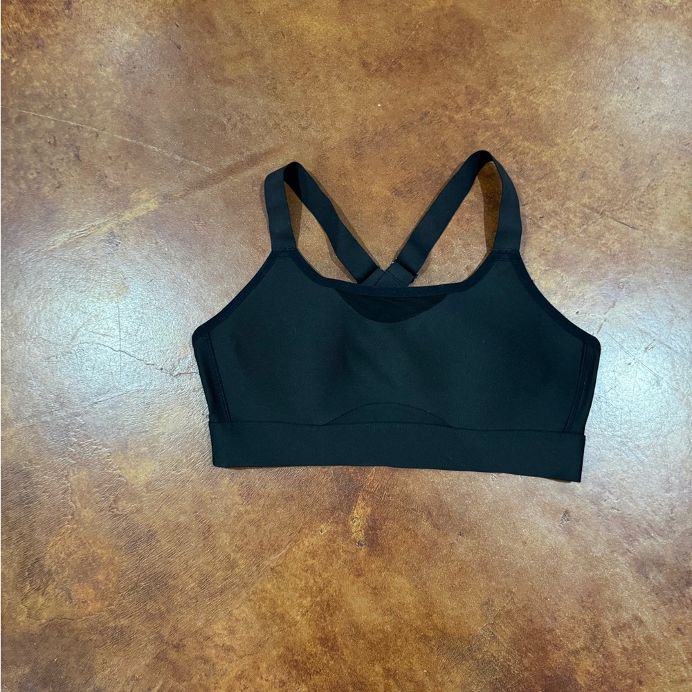 NWOT Avia Black Sports Bra Racerback Design Intimates